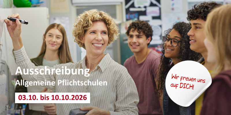 Ausschreibung Allgemeine Pflichtschulen