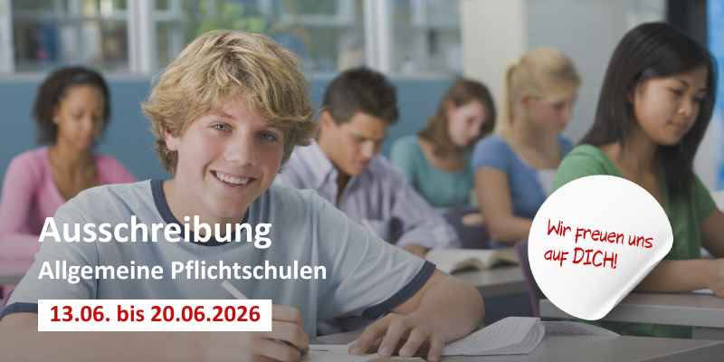 Ausschreibung Allgemeine Pflichtschulen